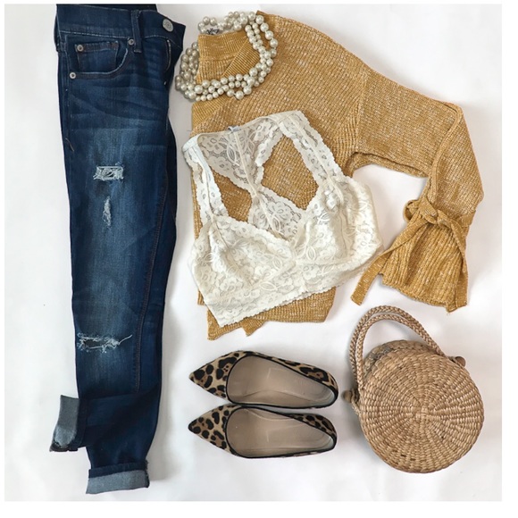 Express Bell Sleeve Sweater Top - Picture 3 of 3